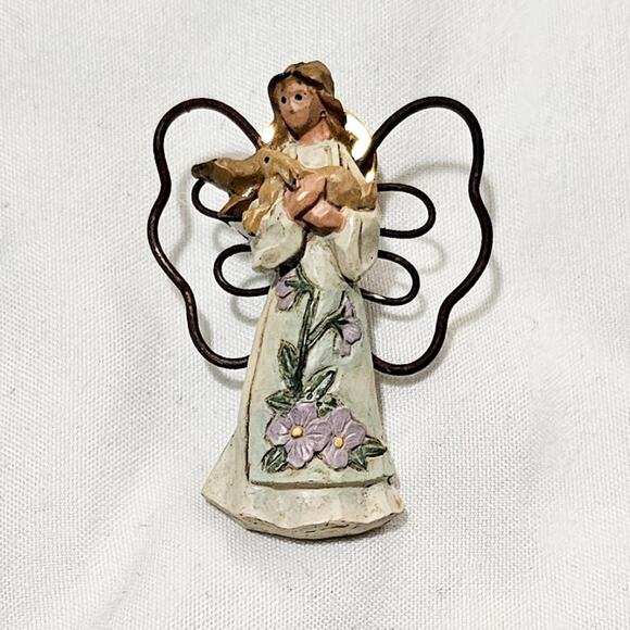 VINTAGE 1990s Angel brooch pin - Picture 2 of 5